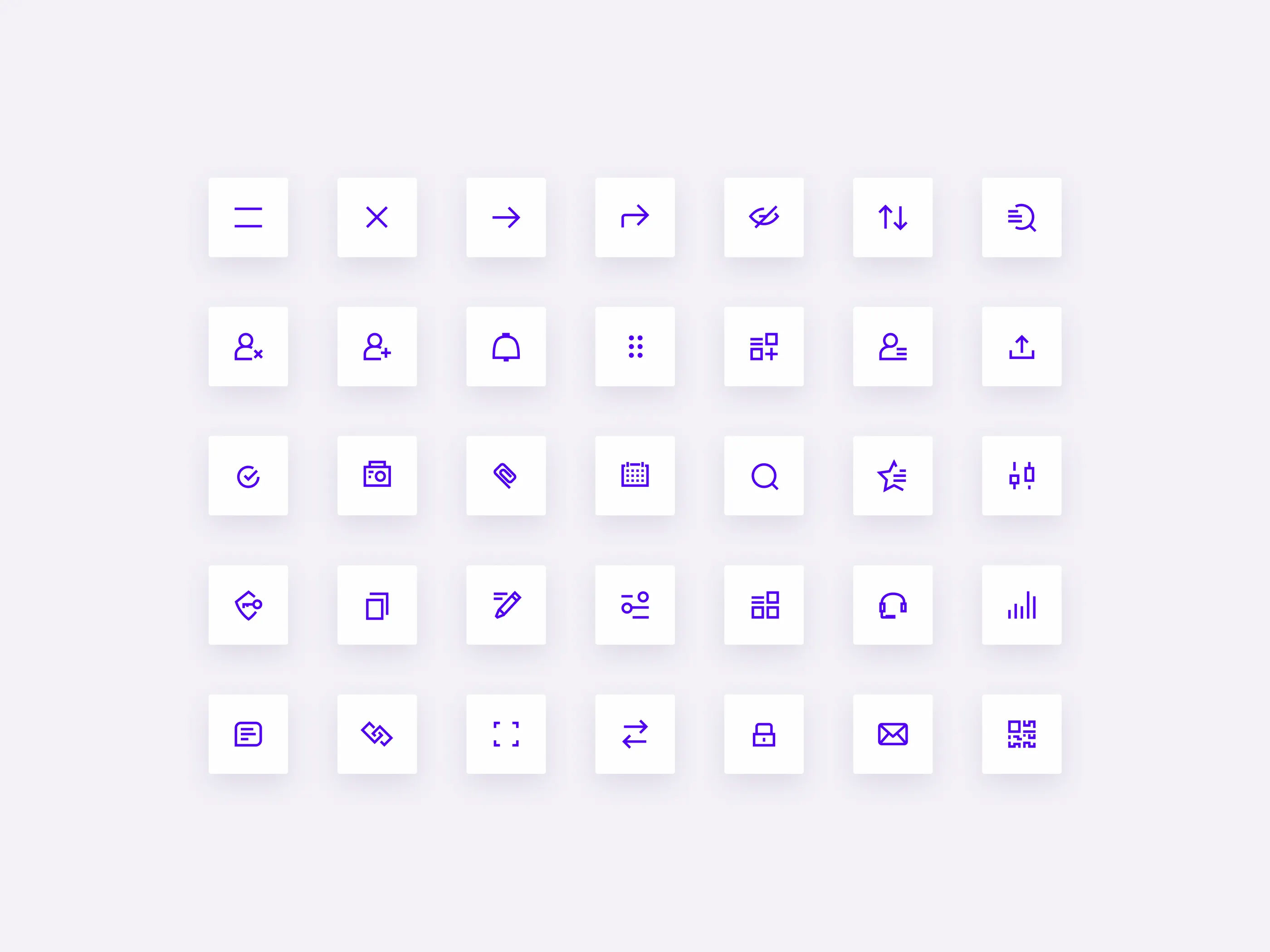 Custom Icon Set — 35 Icons