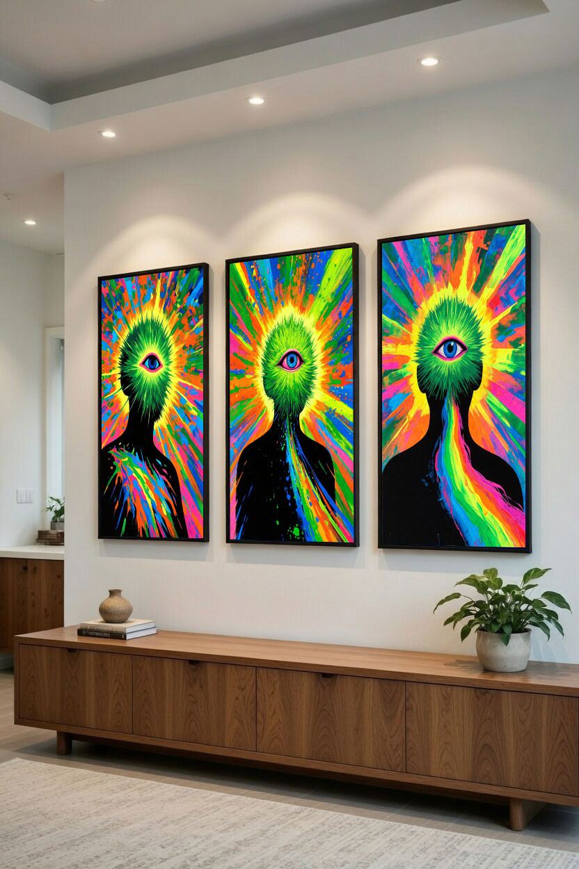 Phosphene — Psychedelische Wahrnehmung, Digital Art